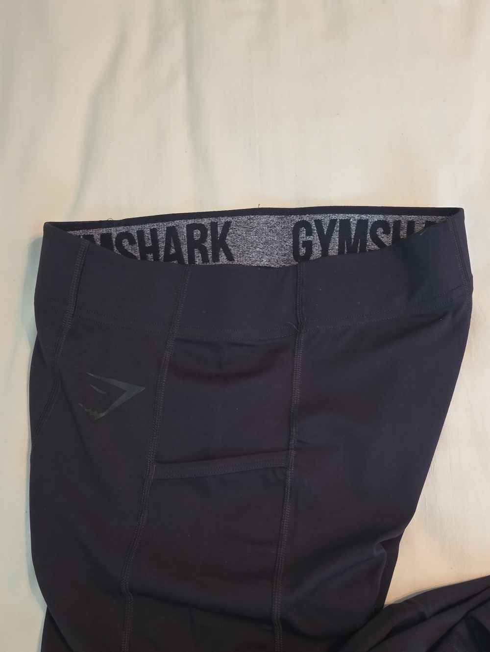 Gymshark Men’s Black Gym Joggers with Logo Waistband
